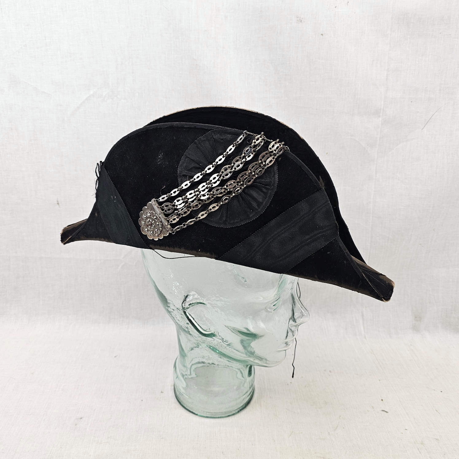 Victorian Court Cocked Hat And Japanned Tin Case - Image 2