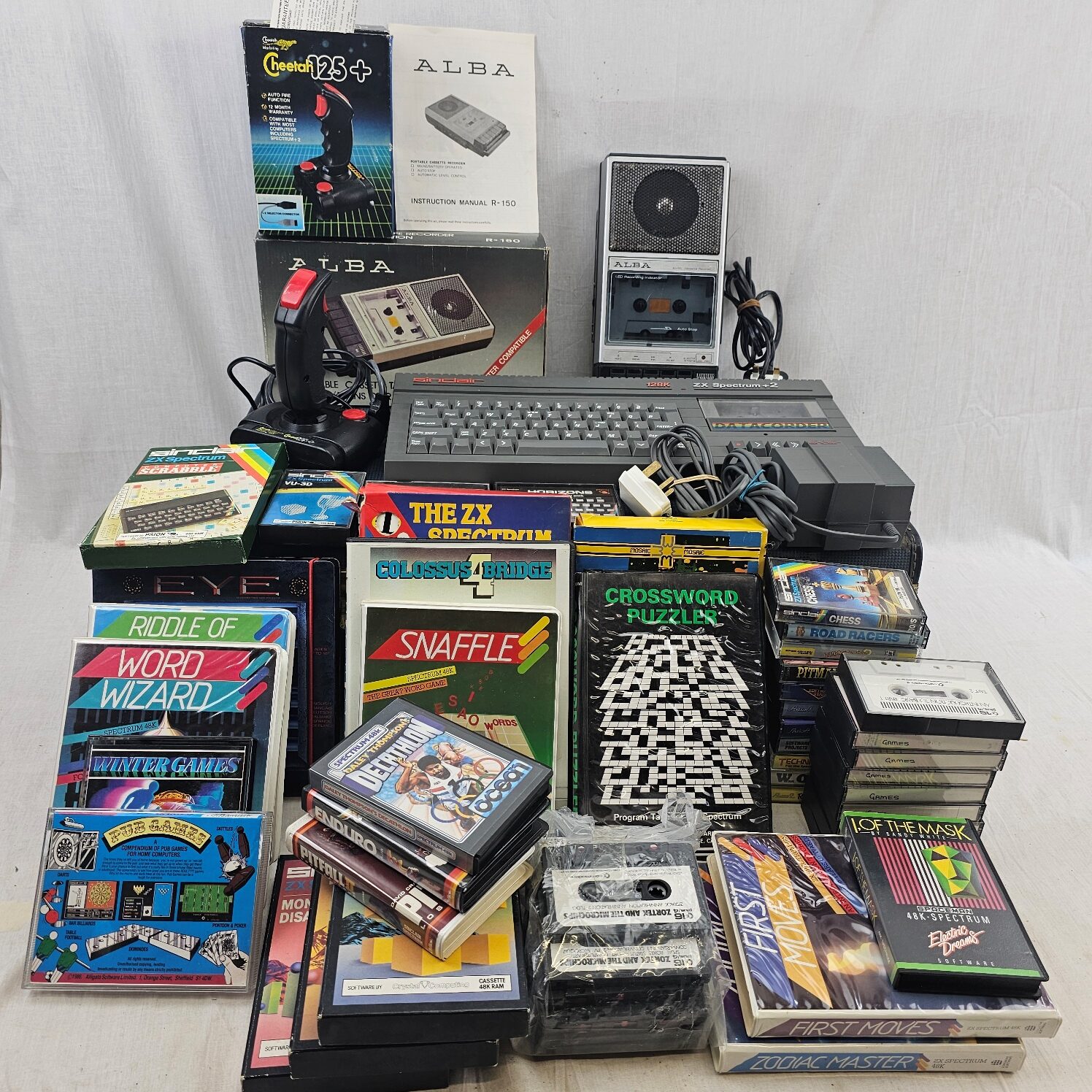 Vintage ZX Spectrum +2 128K Plus Games Etc - Image 2