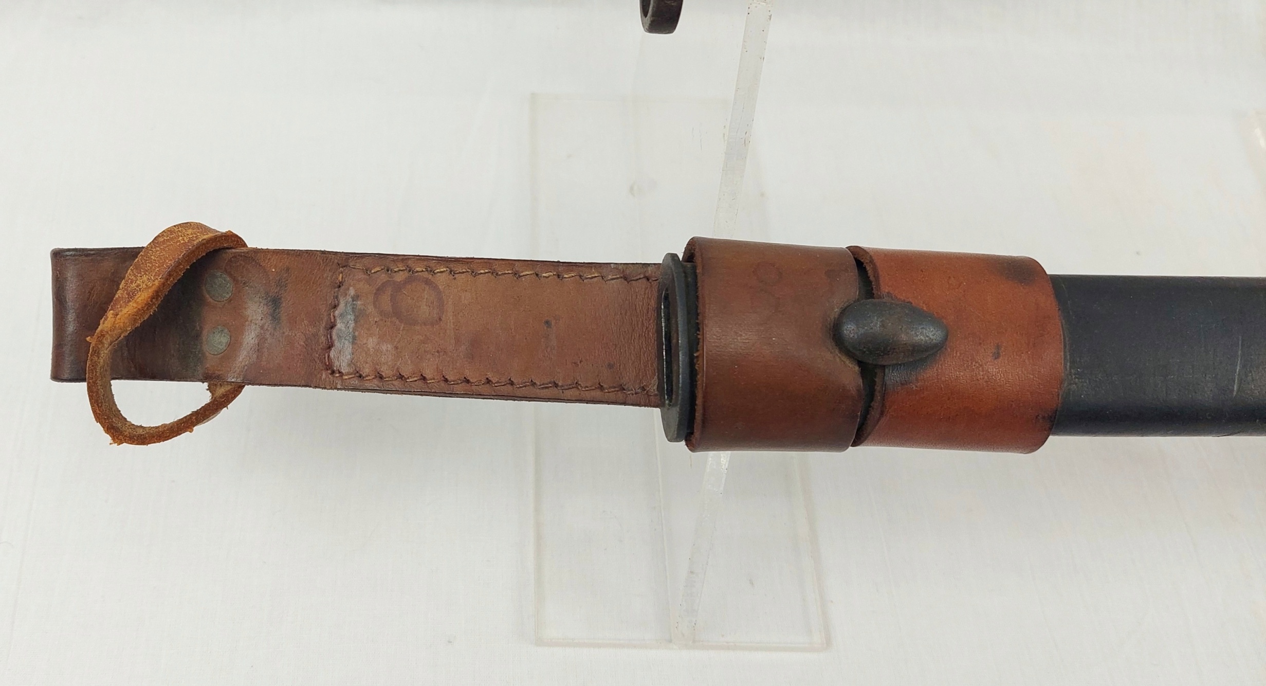 1917 Dated1907 Pattern SMLE Rifle Bayonet By Wilkinson With Scabbard And Frog - Image 6