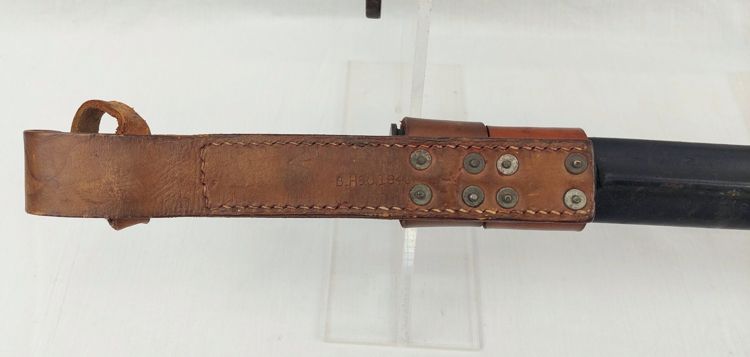 1917 Dated1907 Pattern SMLE Rifle Bayonet By Wilkinson With Scabbard And Frog - Image 3