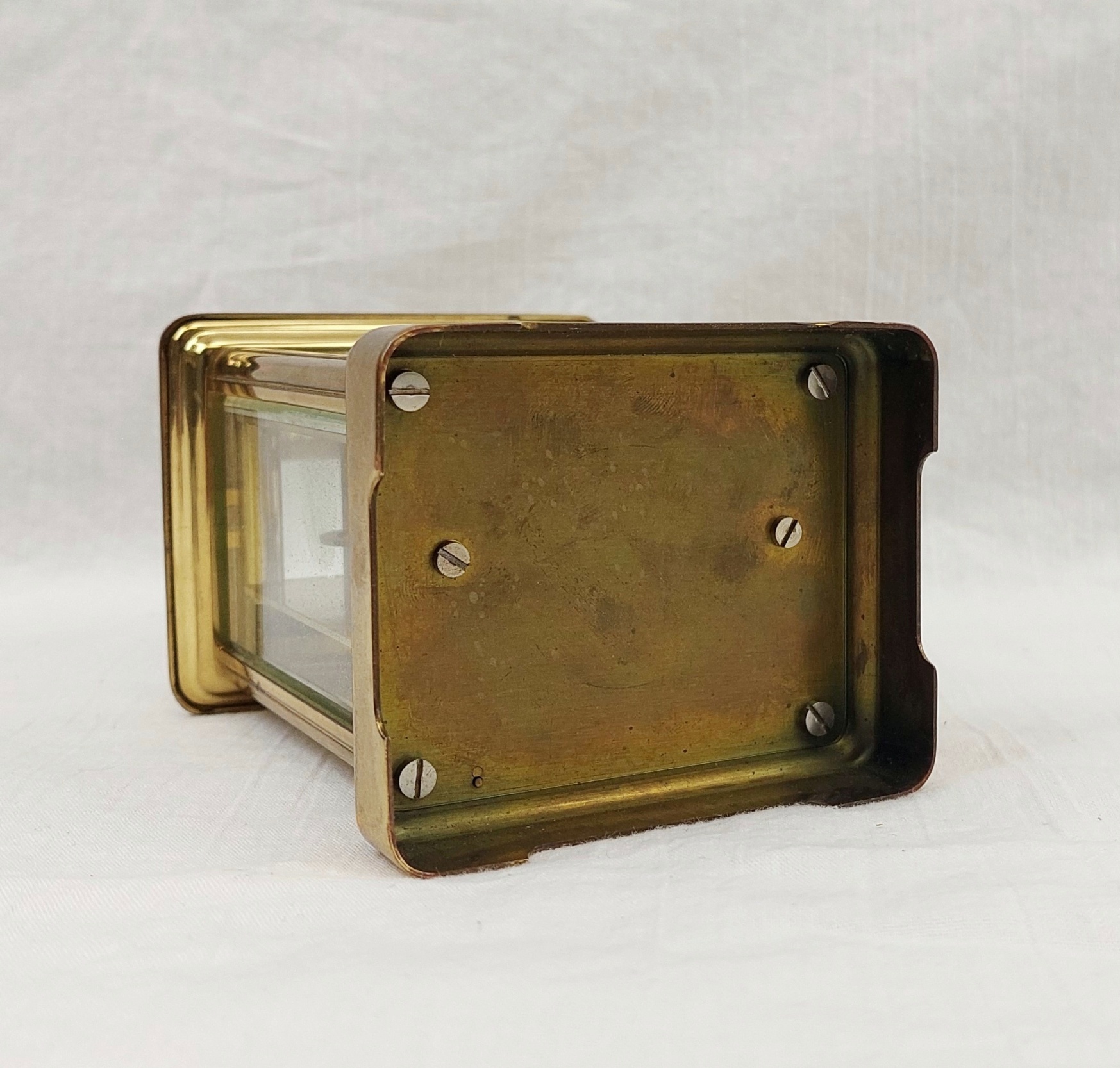 Antique French Brass Carriage Clock By Bornand Freres - Image 8