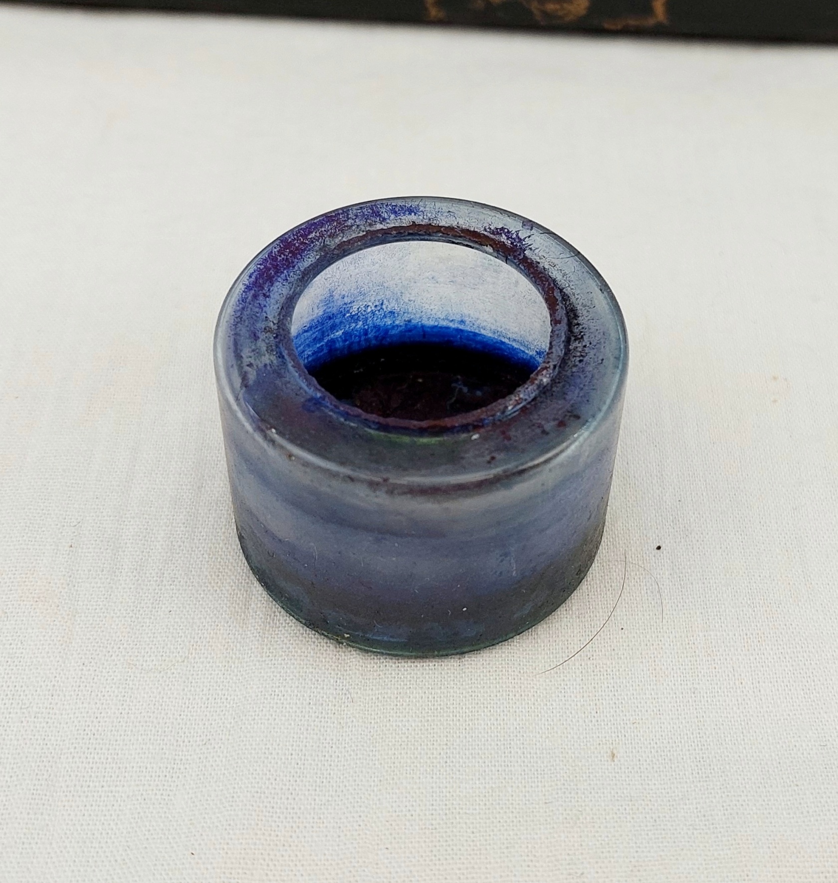 Art Deco Italian Portoro Marble Inkwell With Pen Rest And Letter Holder - Image 14