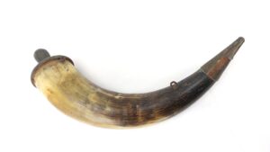 Bovine Powder Horn, c.1850, Very Good Condition & Working Order