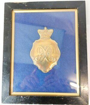 British, 1812 Pattern Officer’s Universal Shako Plate (Framed Presentation)