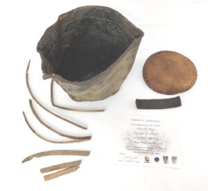 British, 18th Century – Leather Fire Bucket from HMS Invincible (1744–1758)