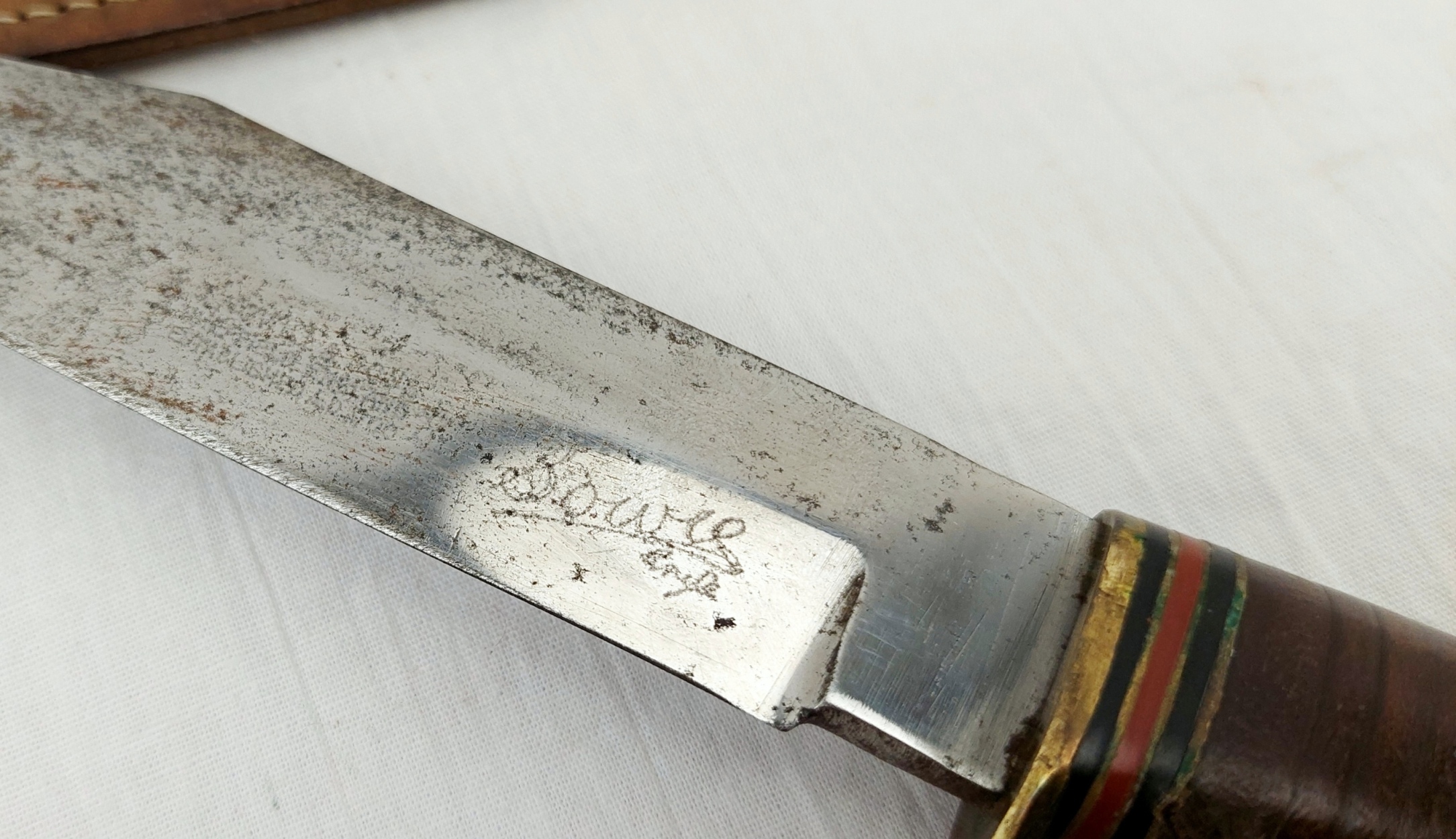 British WW2 Dessert J Nowill & Sons Bowie Knife - Image 6