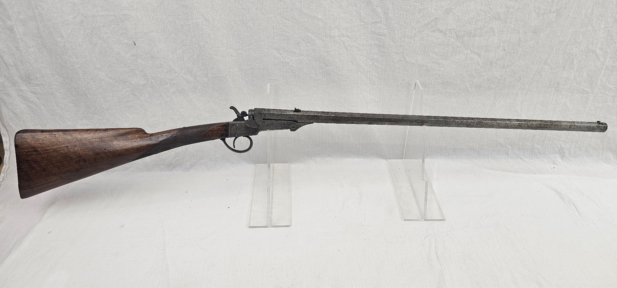 Circa 1850's British Victorian Needle Fire Rook Rifle