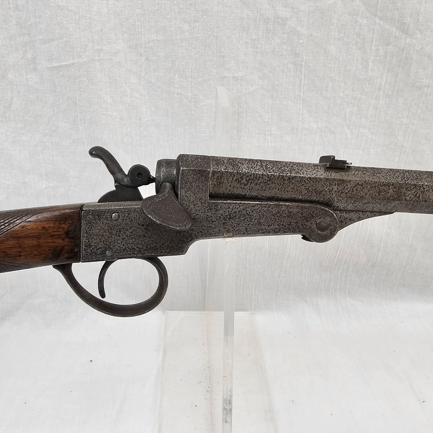 Circa 1850's British Victorian Needle Fire Rook Rifle - Image 2