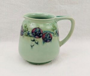 Circa 1905 William Moorcroft For Liberty Tudor Rose Pattern Milk Jug