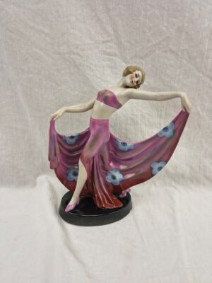Fasold And Stauch Art Deco Figure Depicting A Female Dancer