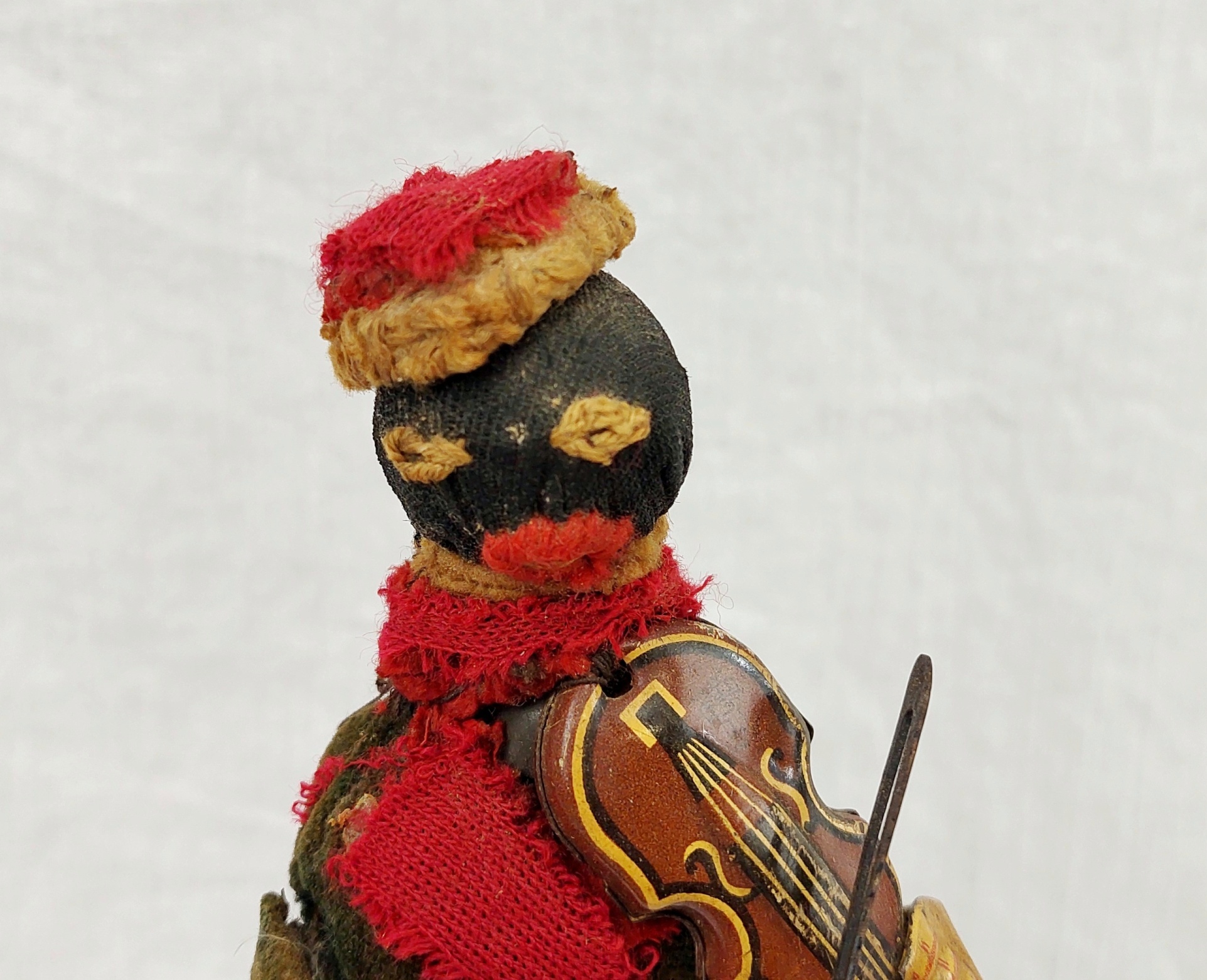 1950’s T.P.S. Japan Litho Tin Plate Toys Violinist - Image 2