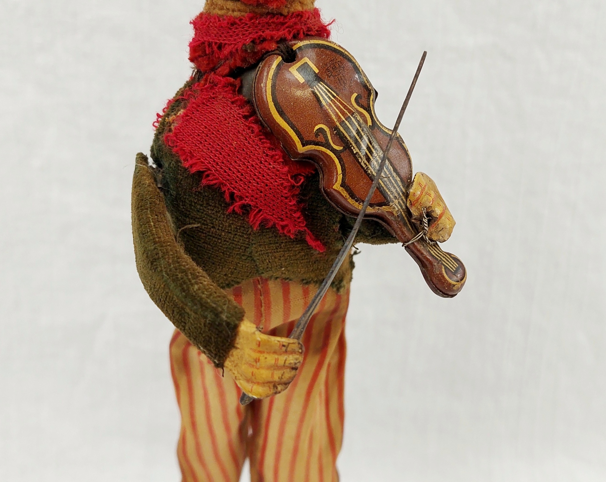 1950’s T.P.S. Japan Litho Tin Plate Toys Violinist - Image 3