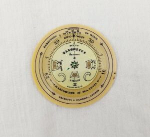 Antique Negretti & Zambra London 1915Provisional Patent Pocket Weather Forecaster