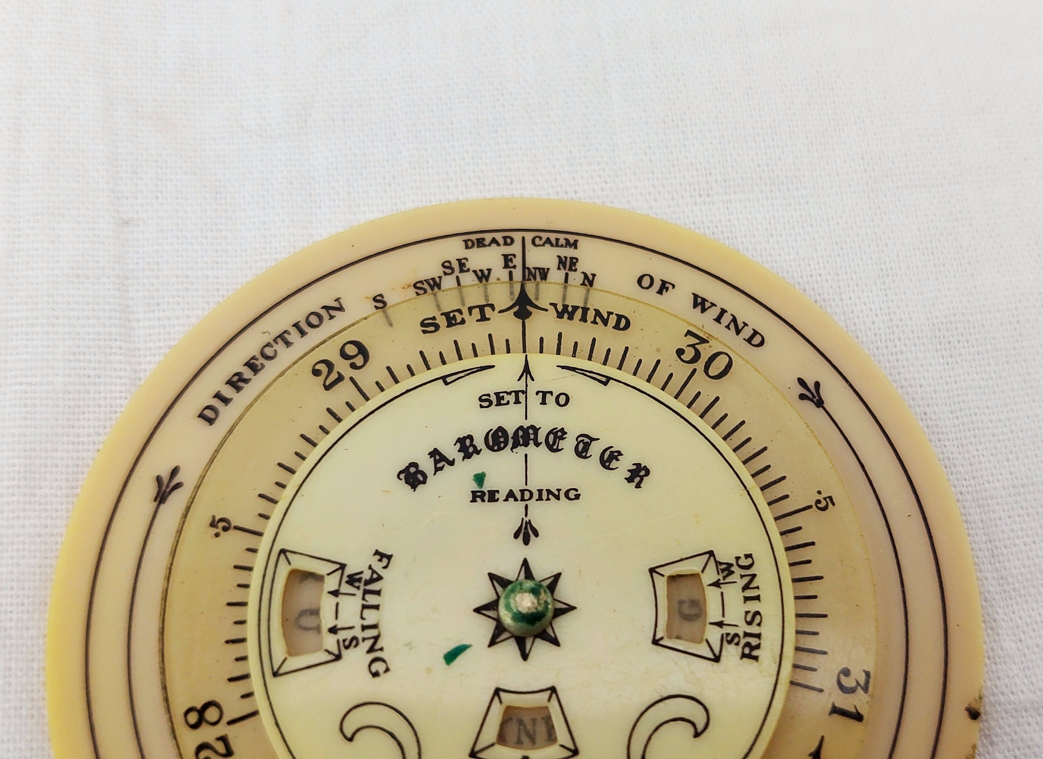 Antique Negretti & Zambra London 1915Provisional Patent Pocket Weather Forecaster - Image 2