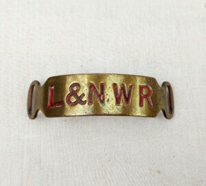 LNWR Railways Brass Porters Arm Band
