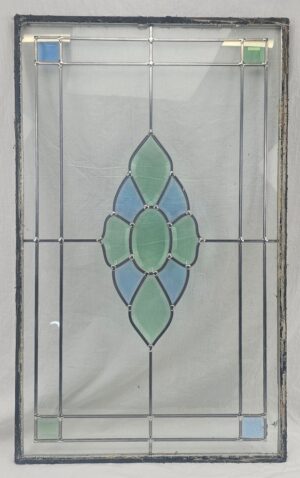 Large Edwardian Leaded Stained Glass Window