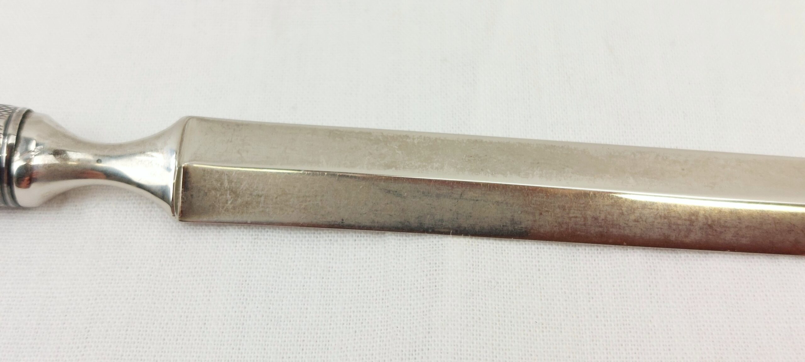 London 1967 Silver Handled Letter Opener Perpetual Calendar By Cohen & Charles - Image 3