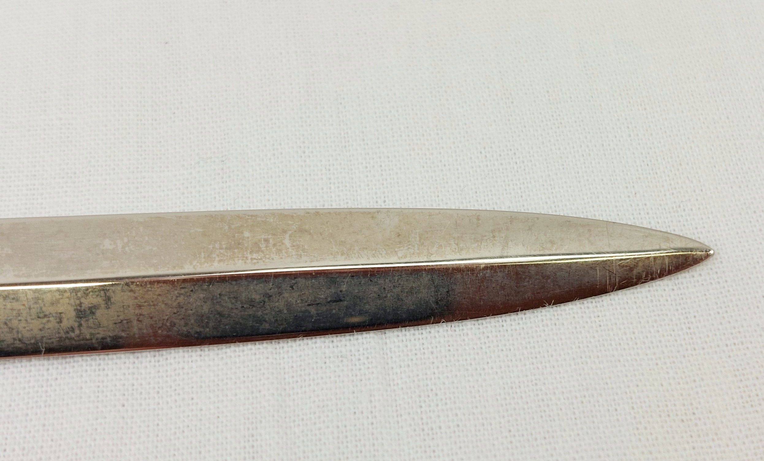 London 1967 Silver Handled Letter Opener Perpetual Calendar By Cohen & Charles - Image 2