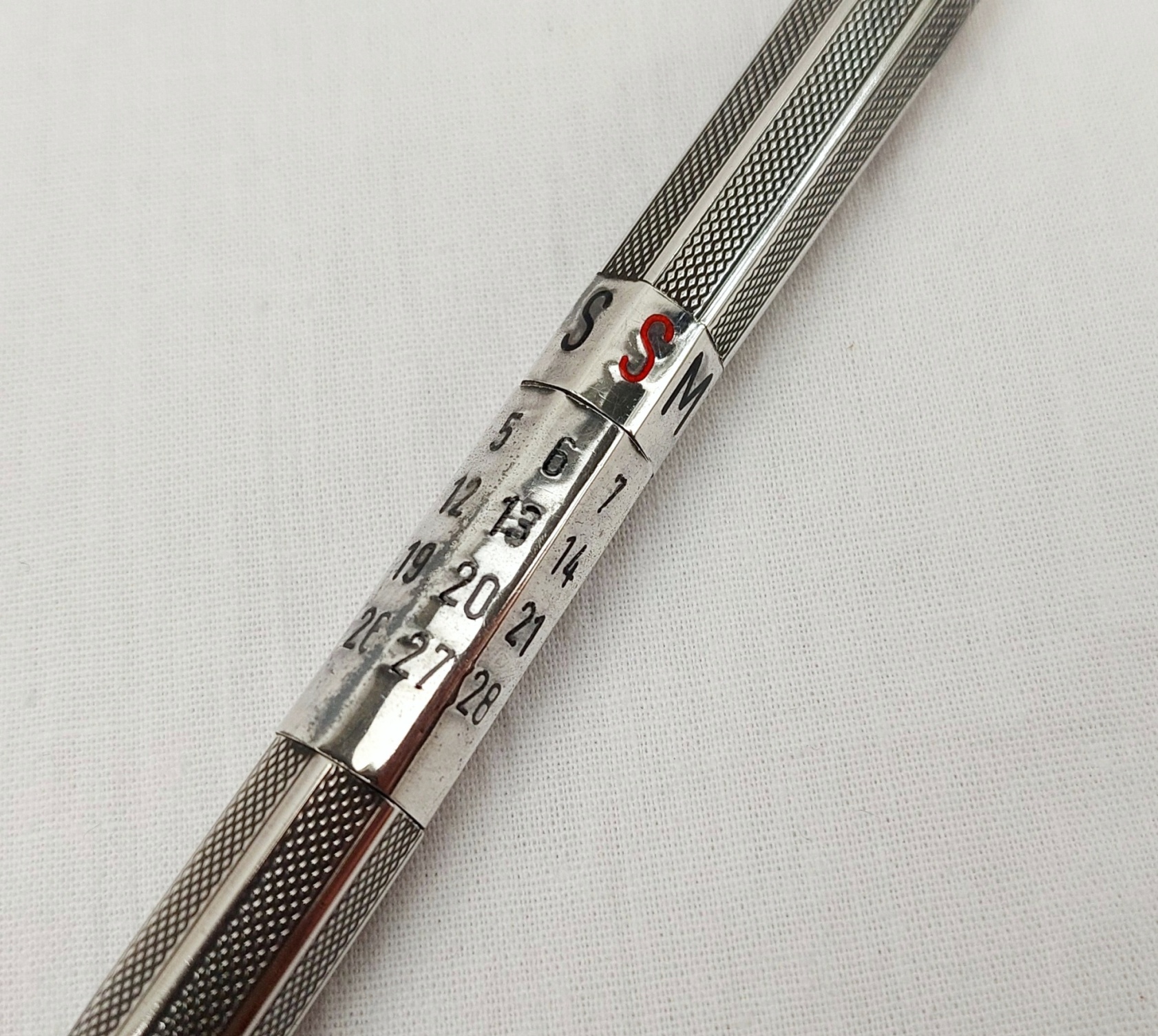 London 1967 Silver Handled Letter Opener Perpetual Calendar By Cohen & Charles - Image 10
