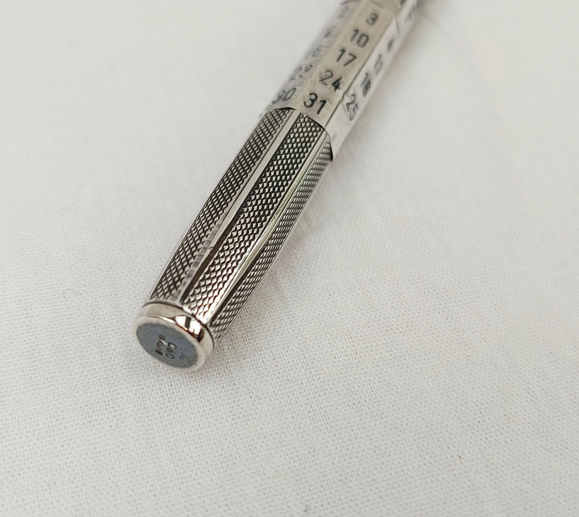 London 1967 Silver Handled Letter Opener Perpetual Calendar By Cohen & Charles - Image 9