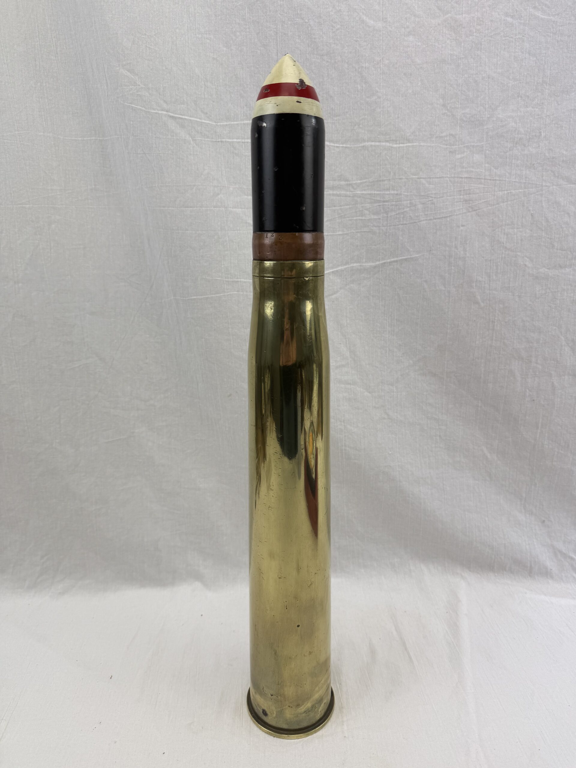 Rare WW2 6-pdr Armour Piercing Capped (APC) Shell 1943