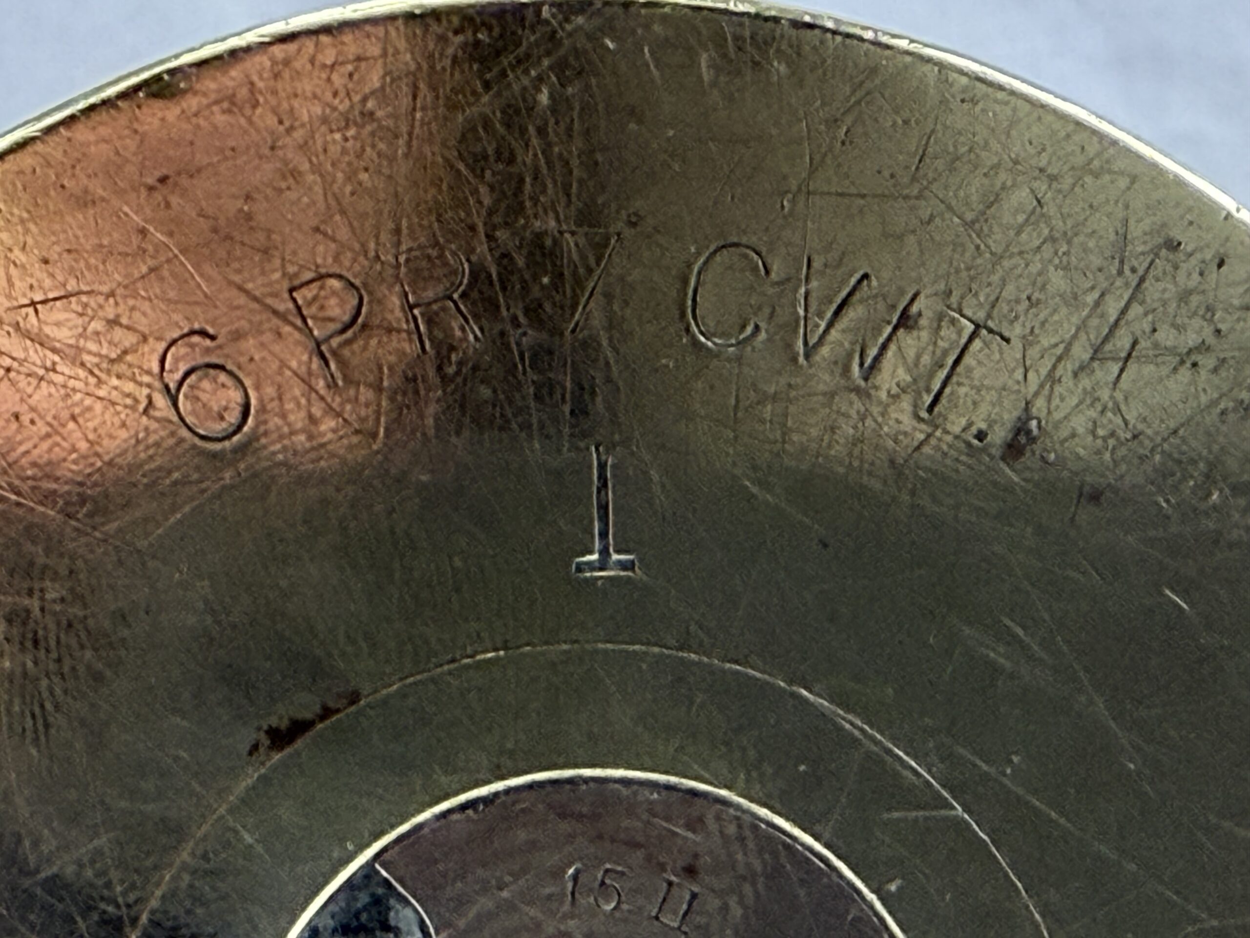 Rare WW2 6-pdr Armour Piercing Capped (APC) Shell 1943 - Image 8
