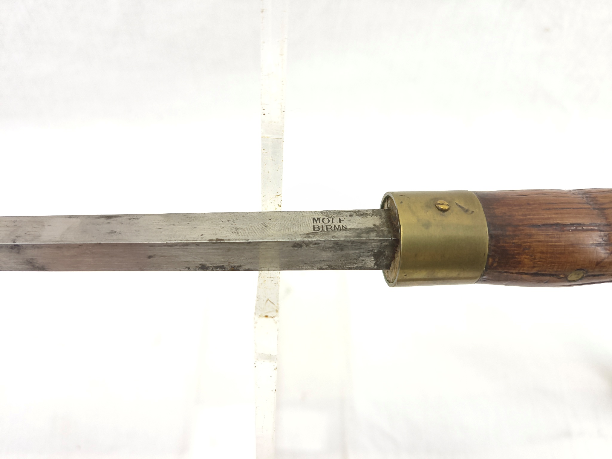 Victorian Custom Officers Briar Wood Rummage Sword Stick By Mole Of Birmingham - Image 4