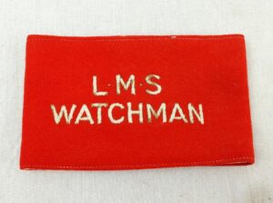 Vintage LMS Watchman Railway Arm Band