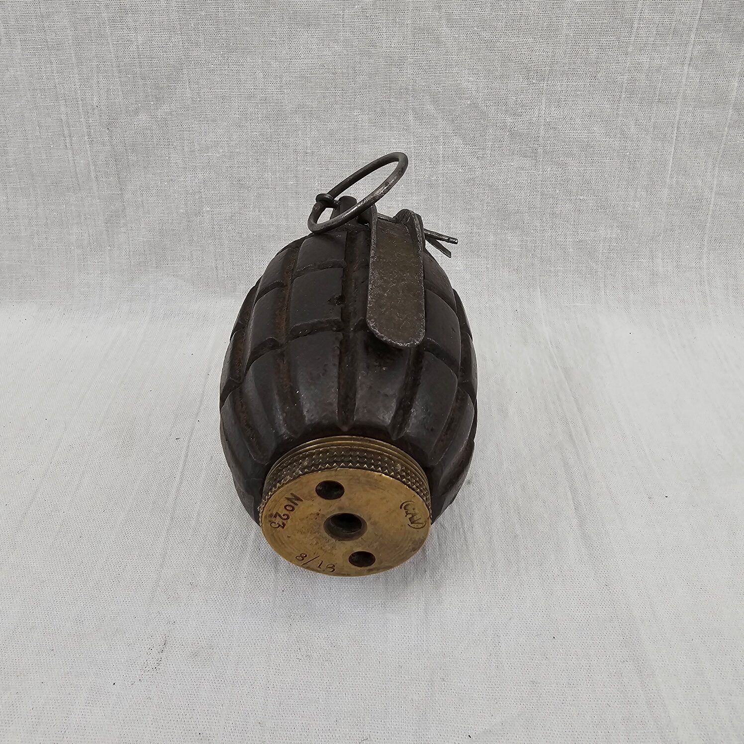 WW1 No.23 Early Lever Mills Bomb C.A.V. 8/16 - Image 6