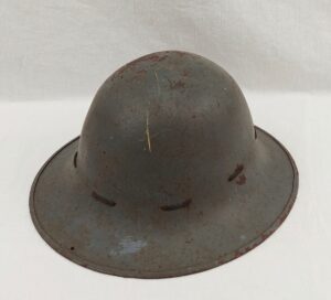 WW2 British Zuckerman Helmet IMarked With M And LB 5/41 With Liner And Chinstrap