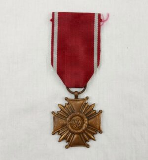 WW2 Polish Cross Of Merit 3rd Class Medal