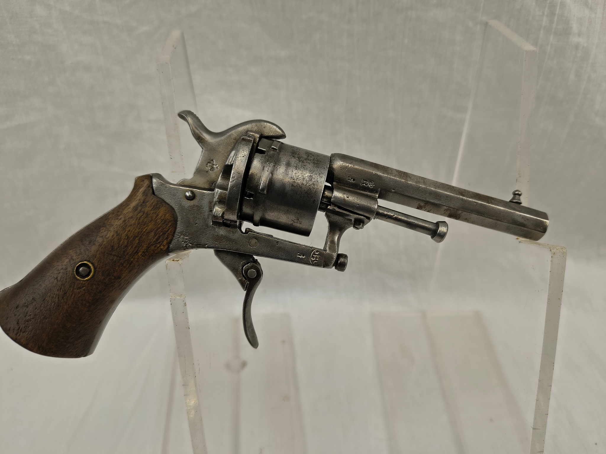 c1870 Belgian Rimfire Revolver - Image 2