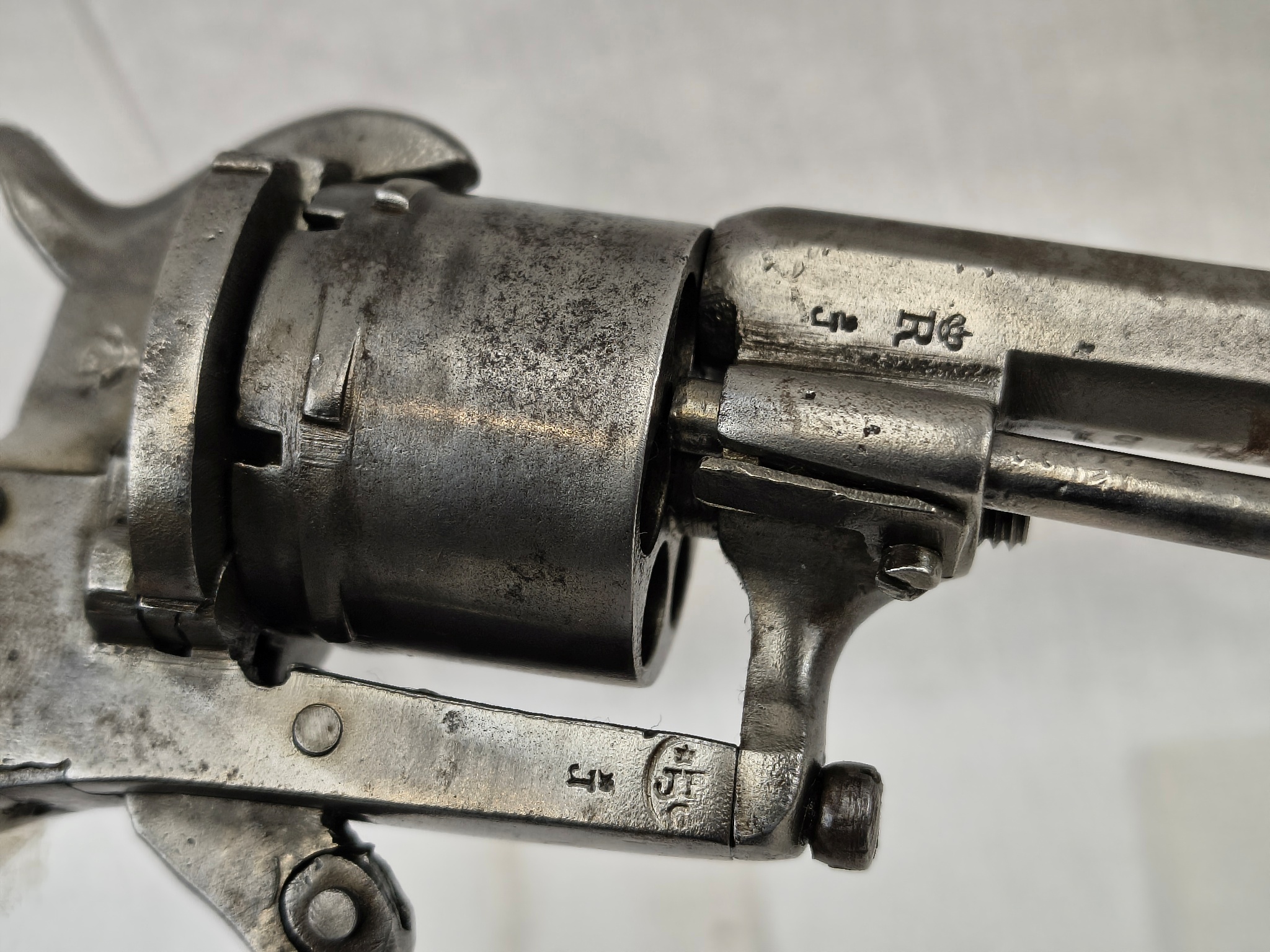 c1870 Belgian Rimfire Revolver - Image 9