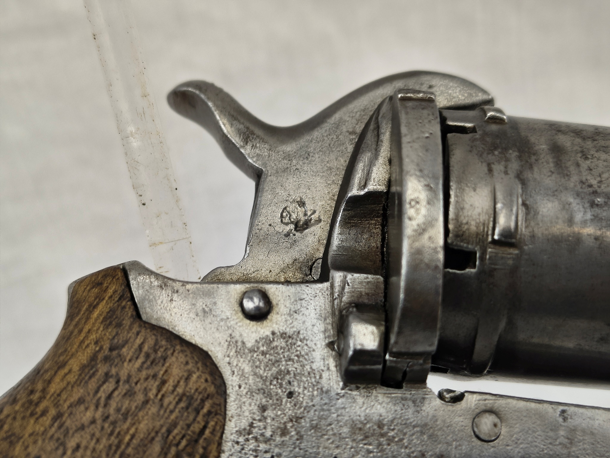 c1870 Belgian Rimfire Revolver - Image 8