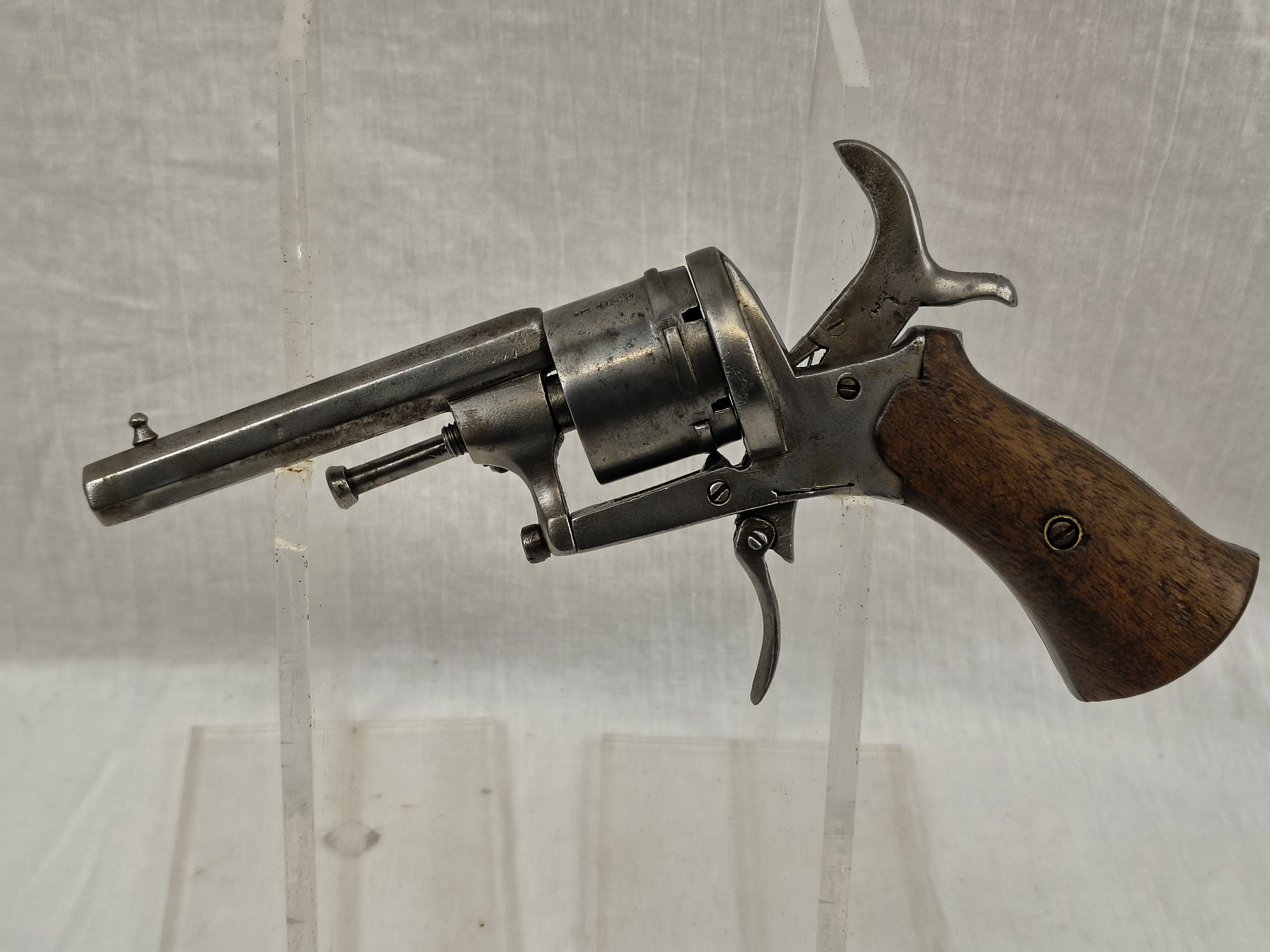 c1870 Belgian Rimfire Revolver - Image 3