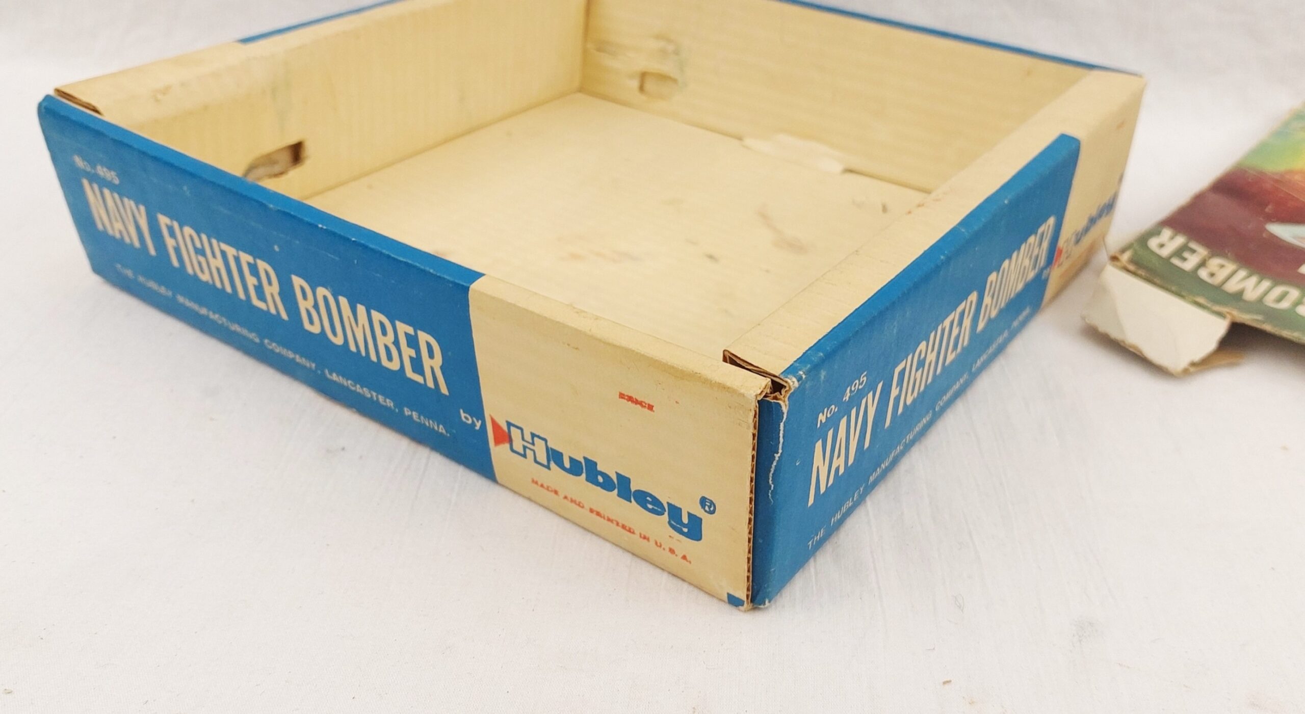 1960s Boxed Hubley Tinplate Navy Fighter Bomber - Image 8