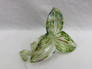 1970s Murano Handblown Glass Spiral Flower Centrepiece