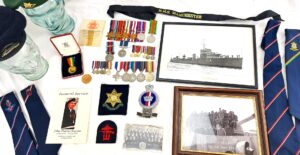 British, WW2, Royal Navy Medal Group & Extensive Personal Archive to Telegraphist John Charles Raynor, RN (Service No. C/JX 238547), with Named Hammock, Documents & Personal Effects