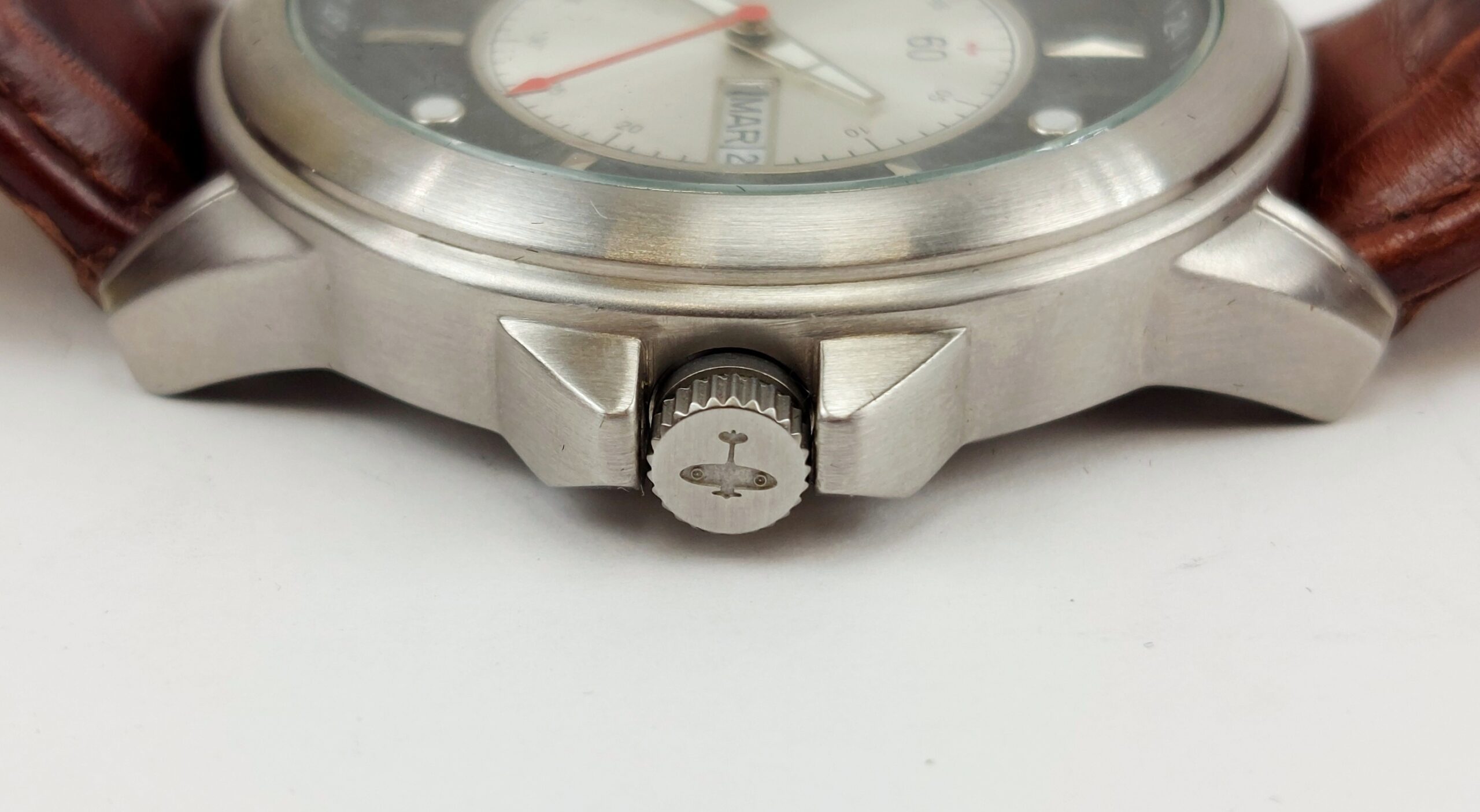 Boxed Gents Stainless Steel Windsor & Allen PB MD188 Spitfire Pilot’s Watch - Image 6