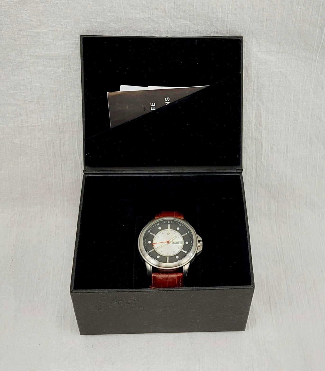 Boxed Gents Stainless Steel Windsor & Allen PB MD188 Spitfire Pilot’s Watch - Image 2
