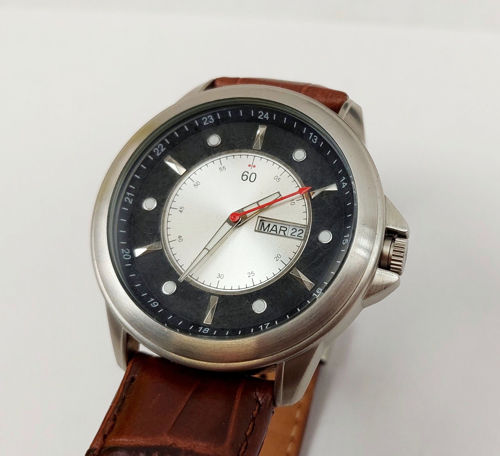 Boxed Gents Stainless Steel Windsor & Allen PB MD188 Spitfire Pilot’s Watch - Image 3