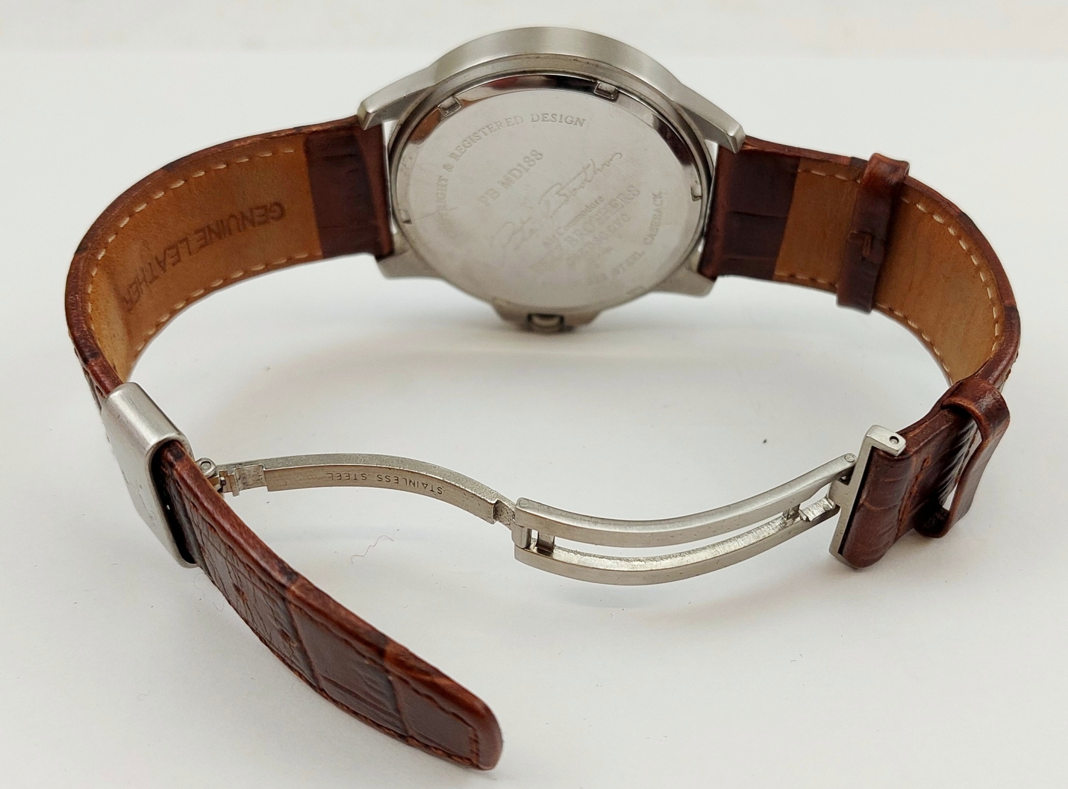 Boxed Gents Stainless Steel Windsor & Allen PB MD188 Spitfire Pilot’s Watch - Image 11