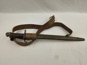 British WW1 1907 Pattern 1917 Bayonet By Remington With Scabbard, Frog and Belt