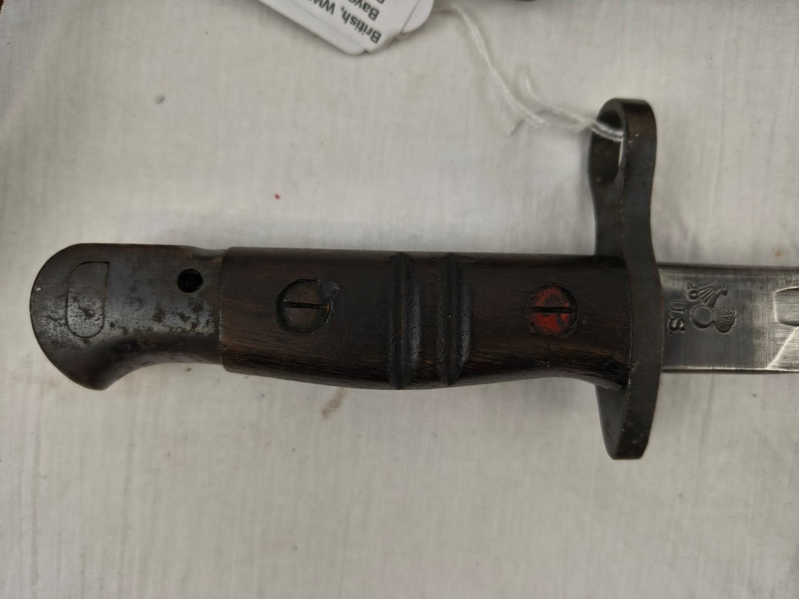 British WW1 1907 Pattern 1917 Bayonet By Remington With Scabbard, Frog and Belt - Image 5