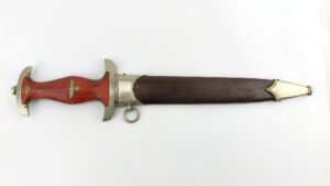 German, Pre WW2-c.1934, Early SA Honour Dagger (SA-Dienstdolch) & Scabbard, Röhm Dedication Type, SA-Gruppe Niedersachsen (Ns), by Carl Eickhorn, Solingen