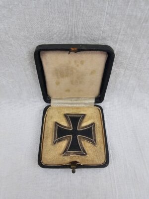 German Nazi WW2 Third Reich Iron Cross First Class and Original Box