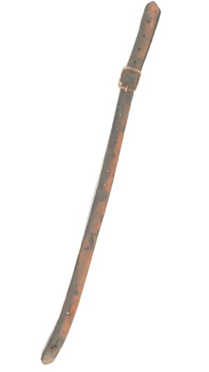German, WWII-Style, Helmet Chinstrap, Stamped “JBZ 1942” (Aged Replica) (Multiple available)