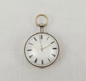 Sterling Silver Pocket Watch by Dwerrihouse & Carter, London 1804