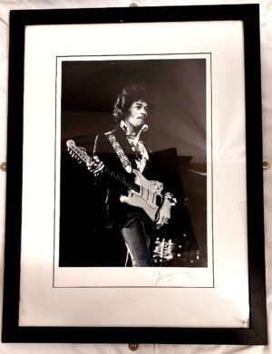 Jimi Hendrix, 1967, Royal Albert Hall – Limited Edition Framed Photograph by Val Wilmer (218/500)