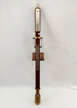 Mid Victorian Maritime Stick Barometer By Comitti Of London